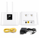 4G Wi-Fi роутер LTE CPE 908 із SIM-картою 2.4 ГГц до 150 Мбіт/с 1 LAN USB білий - изображение 3