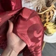 Жакардові штори "вензель" бордового кольору 150х270 ALBO (2000003539222) - зображення 2