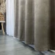 Бархатные шторы серо-коричневого цвета 2шт. 140х270 с белым шифоновым тюлем 400х270, на тасьме ALBO 000353809 - изображение 9