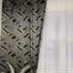 Жакардові штори "геометрія" чорного кольору 2шт. 150х270 з білим шифоновим тюлем 400х270, на тасьмі ALBO 000353782 - зображення 10