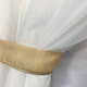 Короткий тюль для кухни бежево-белого цвета на тасьме 1,7м на 3м ALBO (pbe0052785) - изображение 8