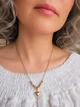 Золоте кольє «Серце та кульки» (45см) кол013302-2 - зображення 10