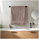 Полотенце для лица 50х95 см махровое 100% хлопок коричневое Colorful Home HM-4220 - изображение 2