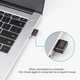 Симулятор комп'ютерної миші Rii RT301 Jiggler Mouse 2.4Ghz Win/Mac/Linux Black - зображення 5
