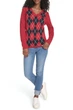 Джемпер Tommy Hilfiger 44(M) Красный принт (151853) - изображение 3