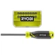 Викрутка Ryobi RHSDM1701, бітотримач 1/4", 100мм, 16 біт, SL,PH,PZ,Torx, кейс (5132006050) - зображення 1