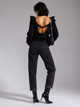 Свитер с квадратным вырезом TOPSHOP 23Y52TCHR XS (94076XS) Черный - изображение 2