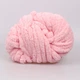 Lady Yarn Chunky Blanket, Нежно-розовый PL088 - толстая плюшевая пряжа Чанки Бланкет, 300 г / 33 м, для пледов и объемных изделий - изображение 3
