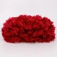 Alize Puffy Furlove, Красный №56 - плюшевая пряжа 100 г/6,3 м, с петлями для вязания руками пледов, игрушек, Ализе Пуффи Фурлав - изображение 3