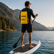 Герморюкзак водонепроницаемый 25 л герметичный Water Proof Bag TY-7563 желтый-черный - зображення 4