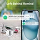 Набор 2 Bluetooth-трекеры QCOQ для Apple Find My iOS, ключей, багажа, кошелька, IP67, 100 дБ, CR2032, с чехлами - изображение 7