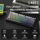 Механічна клавіатура Attack Shark X85 (градієнт чорно-білий) - зображення 8