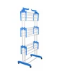 Багатоярусна сушарка для білизни до 50 кг (172х73х64 см) Garment Rack With Wheels/Складна підлогова сушарка - зображення 1