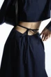 Сукня жіноча COS cutout-waist midi shirt dress 1164242001 Eur 42 Синій - зображення 5
