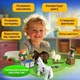Магнитный Minecraft конструктор Стив и Лама магнитный конструктор Magnet World блоки фигурки персонажей - изображение 4
