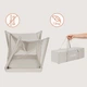 Кроватка-манеж Lionelo MILA BEIGE CREAM - изображение 3