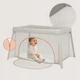 Кроватка-манеж Lionelo MILA BEIGE CREAM - изображение 4