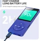 MP3-плеер AGPTEK A02PLT 64 ГБ с Bluetooth 5.3, FM-радио, диктофоном, динамиком, синий - изображение 6
