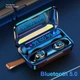 Наушники F9 TWS V5.0 Беспроводные сенсорные Bluetooth с индикатором заряда водонепроницаемые черные (NB-1) - изображение 2