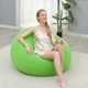 Надувное кресло-пуф Inflatable Sofa / Надувное кресло-мешок 110×110×85 см Зеленый (6598-14002) - изображение 3