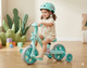 Велосипед-трансформер Best Trike JM-0819-2, колеса 10”, со звуком и подсветкой, съемные педали и боковые колеса - изображение 8