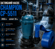 Дренажний насос Champion CP5511 3950 Вт заглибний для септика та вигрібної ями з подрібнювачем напір 10 м і шланг 20 м - зображення 1