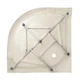 Lidz Набор: Душевая кабина Latwa SC90x90.SAT.LOW.DGR, полукруглая, стекло тонированное 4 мм + Душевой поддон Kapielka ST90x90x14 - изображение 9