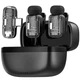 Петличный беспроводной микрофон WM008 Dual-mic ANC Type-C Black Wiwu (2000003506033) - изображение 4