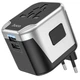 Сетевой универсальный переходник AC5 Level 2USB+Socket Black Hoco (2000003515851) - изображение 1