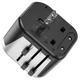 Сетевой универсальный переходник AC5 Level 2USB+Socket Black Hoco (2000003515851) - изображение 5