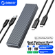 Корпус для двухпротокольного SSD-накопителя ORICO M.2 NVMe/SATA, 10 Гбит/с, Type-C, полностью алюминиевая система охлаждения, совместим с ноутбуками, M2PJM. - изображение 11
