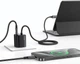 Ładowarka sieciowa Usams JC Series CC264 30W GaN Mini Fast Charger USB-C + wbudowany kabel USB-C 1.2 m Black (CC264TC01) - obraz 8