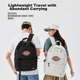 Рюкзак Dickies из парусины с отделением для ноутбука, школьный и дорожный, светло-серый с белым - изображение 4