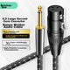 Кабель мікрофонний Beishanque BSQ-K026 6.35 мм — XLR мама, 3 м - зображення 4