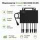 Микроинвертор для солнечных панелей Growatt NEO 2250M-X2 (WF) 2250 Вт 4 MPPT WiFi IP67 Black - изображение 1