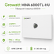 Гібридний інвертор Growatt MINA 6000TL-HU 6000 Вт HV 3 MPPT IP66 All-in-One White - зображення 1