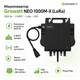 Микроинвертор для солнечных панелей Growatt NEO 1000M-X (LoRa) 1000 Вт 2 MPPT LoRa IP67 Black - изображение 1