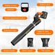 Аккумуляторная воздуходувка Gisam Brushless с 2 батареями 6.0Ah, GardenPro - изображение 3