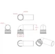 Коліно стоку з комплектом кріплень для інсталяції KOER KT-0707 для KT-0401, KT-0403, KT-0404, KT-0405 (KR5724) - зображення 3