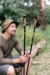 Палки для скандинавской ходьбы Tribe Nordic Pole алюминиевый сплав телескопические 68 - 135 см (T-ME-0022-white) - изображение 3