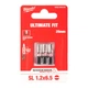 Бита SHOCKWAVE MILWAUKEE, SL1,2x6,5, 25мм, (3шт) - изображение 2