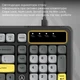 Клавиатура Ajazz AF98 Black USB-C Black Gray Yellow (AF98-BGY) - изображение 3