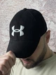 Кепка мужская Under Armour черная, летняя мужская кепка черного цвета - изображение 6