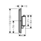 Hansgrohe ShowerSelect Comfort E Термостат, белый мат (15574700) - изображение 2