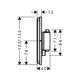 Hansgrohe ShowerSelect Comfort Q Термостат, шліфована бронза (15581140) - зображення 2