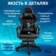 Кресло игровое GAMING CHAIR G-001 с подставкой для ног, цвет черный/черный - изображение 6