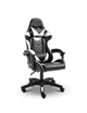 Крісло ігрове GAMING CHAIR G-001 колір чорний/білий - зображення 1