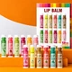 Набор бальзамов для губ Lip Balm Fruity Fast, 12 шт., фруктовые ароматы, увлажняющий уход для губ (142151594) - изображение 5
