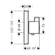 Hansgrohe ShowerSelect HighFlow Термостат для душа, бронза (15760140) - изображение 2