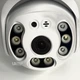 Камера відеоспостереження від WIFI Smart Camera, вулична поворотна IP-камера зі звуком, нічним баченням, датчиком руху, зовнішня бездротова камера з керуванням через додаток ICsee для дому, дачі, магазину Біла WSCY-8-White - зображення 13